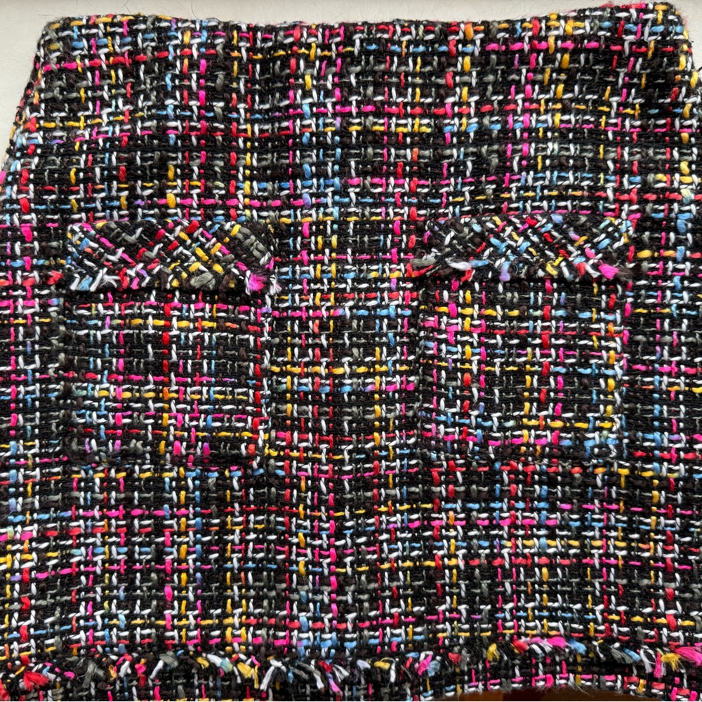 Zara Basic Multicolor Tweed Fabric